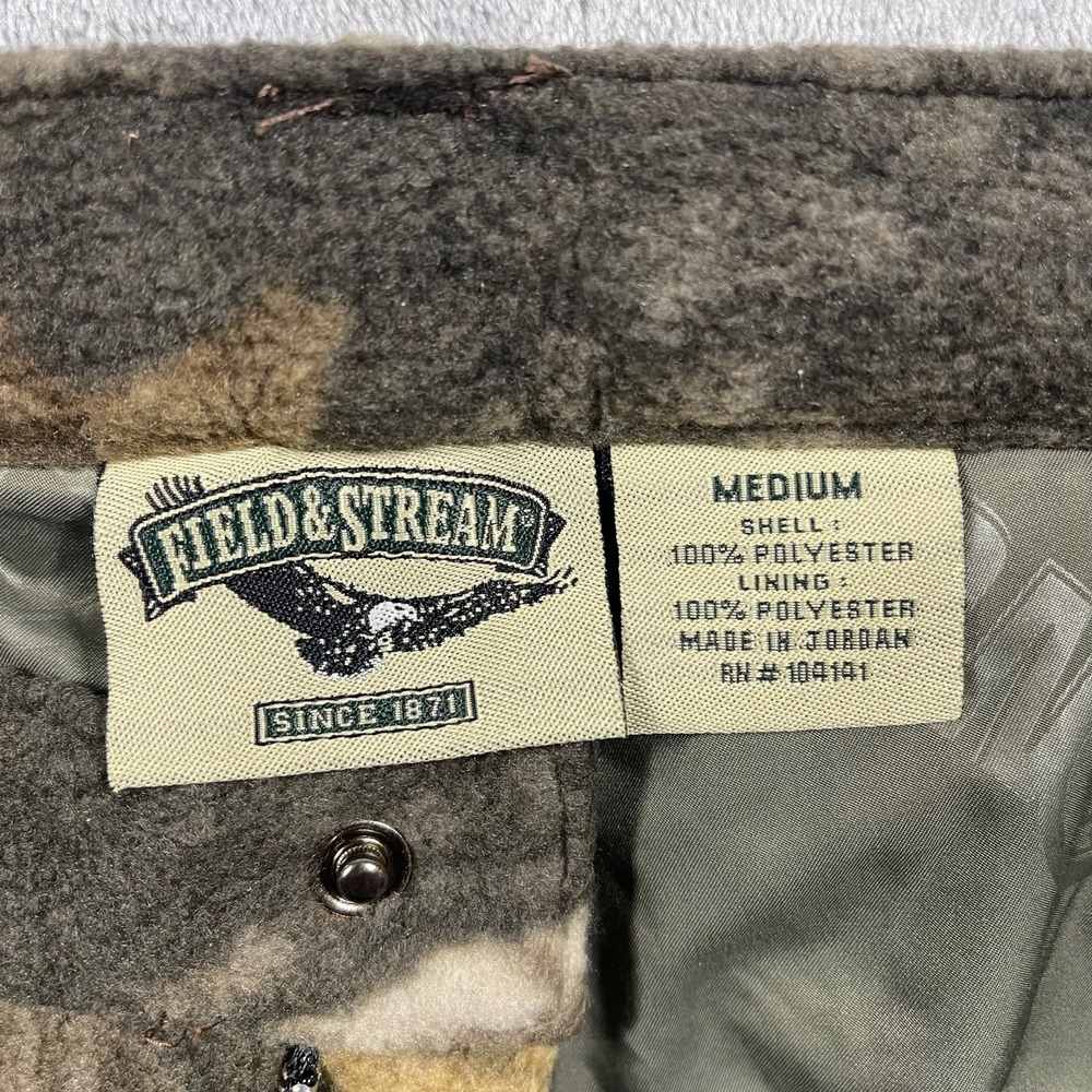 Field & Stream‎ Camouflage Fleece Cargo Pants Mens Size Medium Hunting Outdoor - Picture 3 of 14
